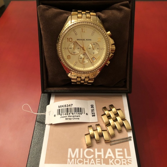 Michael Kors Women’s MK5347 Pilot Gold Watch - Picture 4 of 8